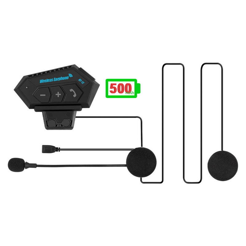 Wireless helmet headset electric car riding phone call listening to music motorcycle helmet Bluetooth headset BT12