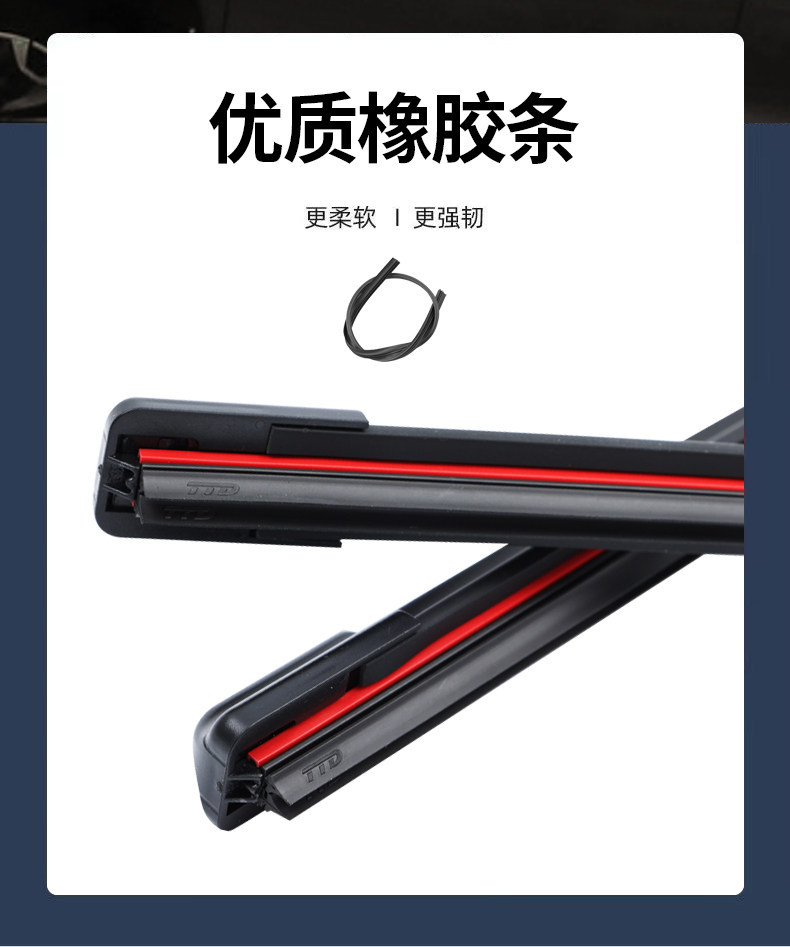 Wuling Hongguang S wipers mini new model S1 frameless S3 dual rubber strip original plus silent wiper blades