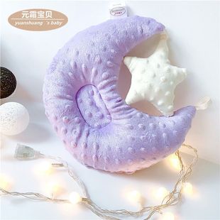 圓圓臉童年系列-絎縫月亮抱枕 main image 1