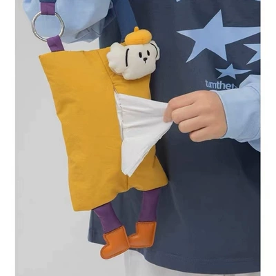 2024 Hanging Car Interior Car tissue box/set - puppy-tissue-bag