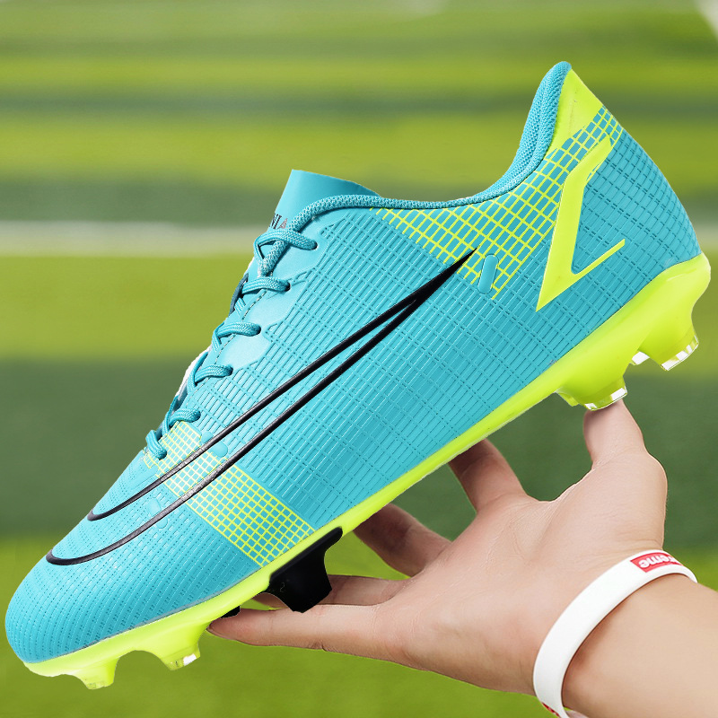 Herren TF Shattered Low Cut FG Long Nail Indoor Training Kunstrasen Anti-Rutsch-Fußballschuhe_voghion.com