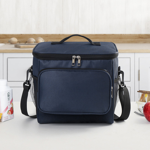 Cross-border portable lunch box bag with aluminum foil thickened bento bag, large capacity, convenient, lunch with meal insulation lunch bag.