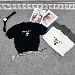 P23早秋の新型ファッション刺繍ロゴのアルファベットはシンプルでカジュアルで、着痩せしています。