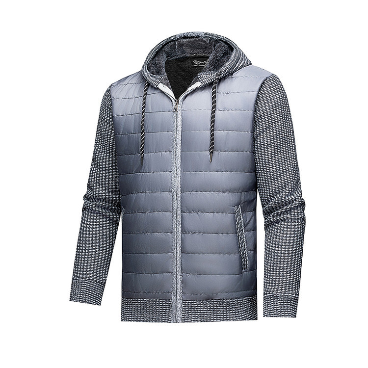 Nuevo suéter de manga larga de terciopelo transfronterizo de moda de hombre chaqueta cálida de terciopelo de comercio exterior camisa de punto