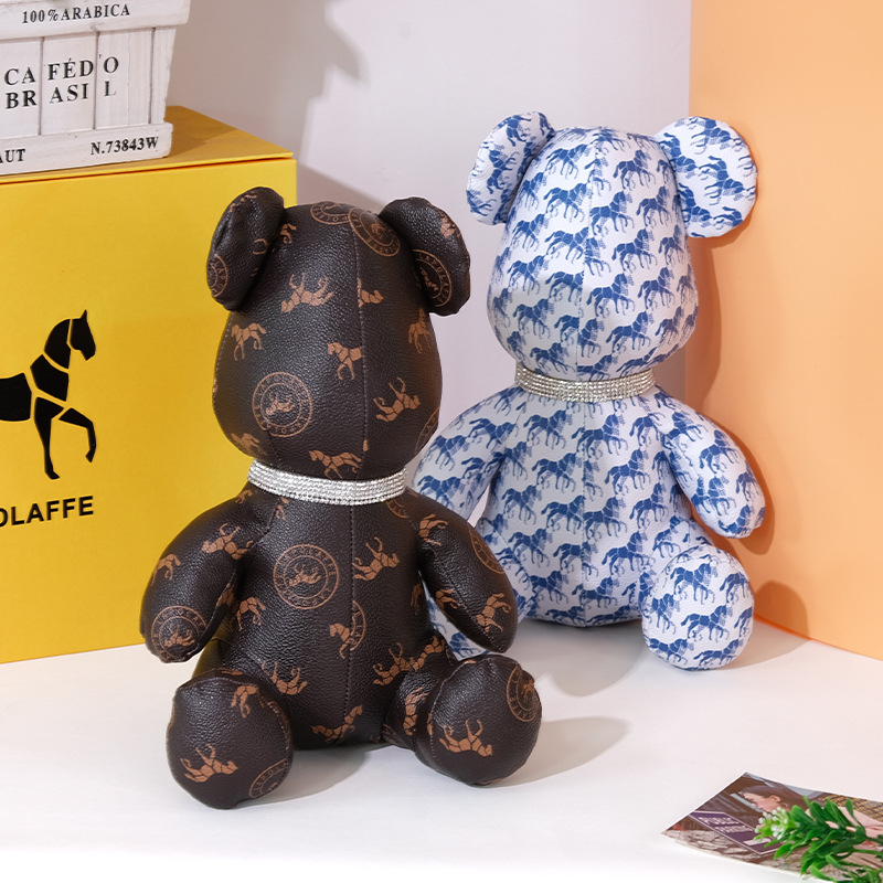 Lapolaffe de alto nivel de adornos de cuero para cachorros colgantes impresos C1008#