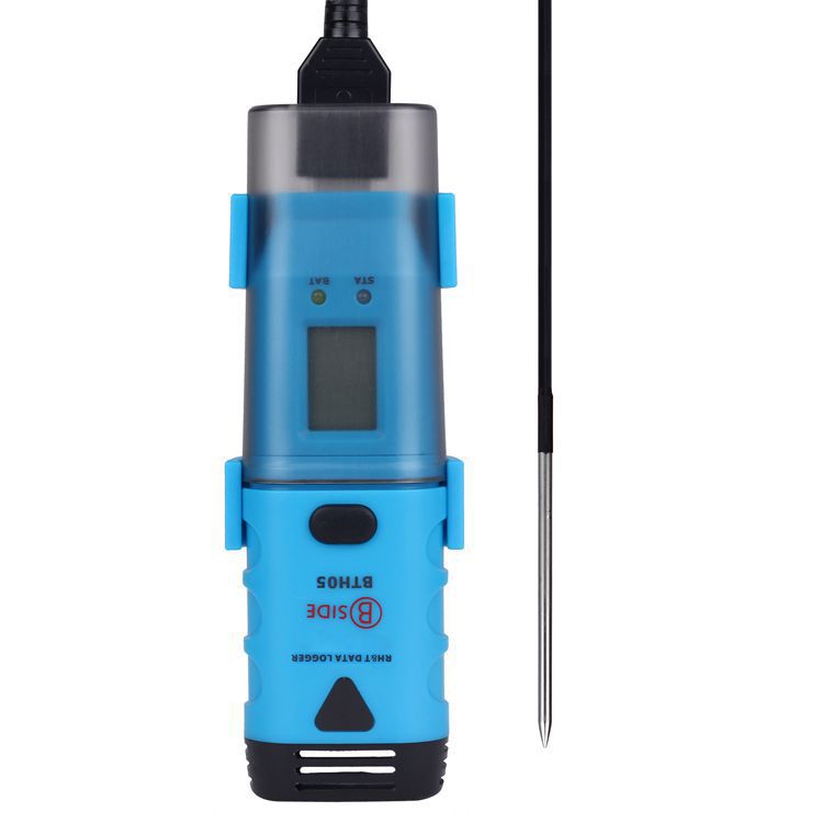BSIDE BTH05三通道温湿度数据记录仪手持USB一体式带显示采集仪器