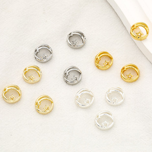 diy���Ʒ����������A����Ȧ14K��ɫ��������Ȧˮ�����������