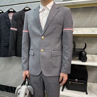 Factory Outlet TB New Double Sleeve Ribbon Suit Men's and Women's Same Suit Spring Suit Casual Suit Jacket