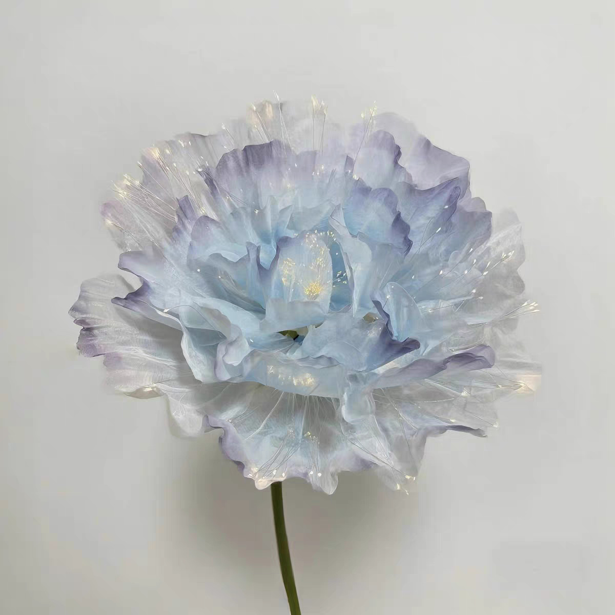 그라데이션 청보라색 불꽃놀이 전동 꽃 - 지름 60CM