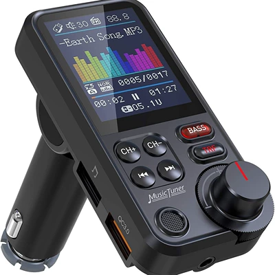 Bt93 Car Mp3 Player U Disk Lossless Hifi High and Low Tone Equalizer Music Car Bluetooth Fm Transmitter