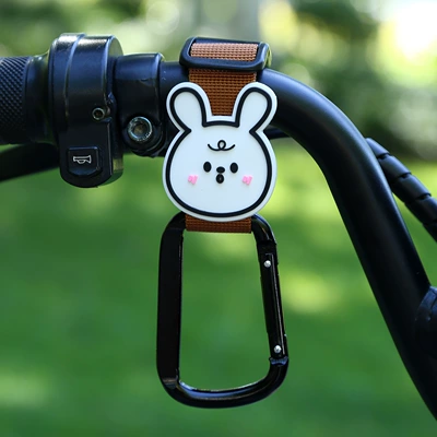 Other Electric Vehicle Accessories, 2025 Cross-Border New Electric - brown-woven-strap-square-buckle-simple-rabbit-short-style