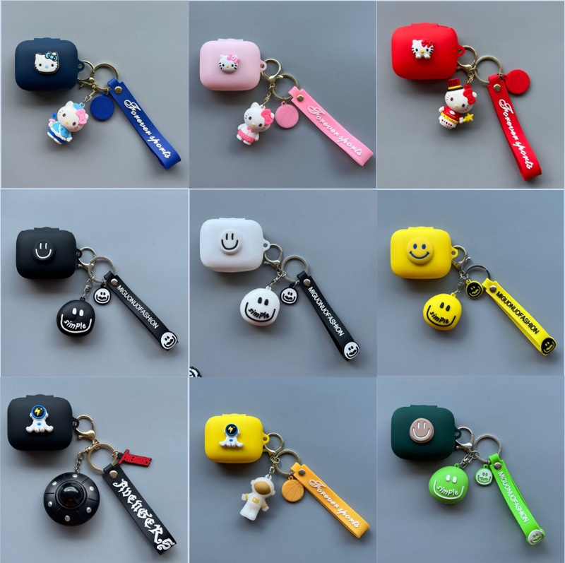 Suitable for OPPO Enco X3i Wireless Bluetooth Headset Protective Case New Cartoon Silicone Charging Box Soft Case