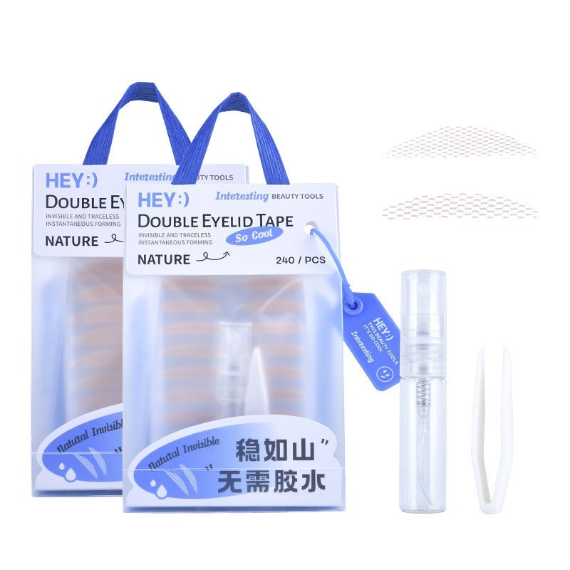 Marianne agua de encaje invisible doble párpado pegado 240 veces ligero sin pegado color de piel malla pegado 9024