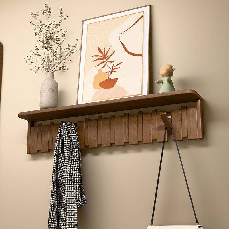 Piano Key Hanger Wall Wall Hanging Entrance Storage Rack Not Space Living Room Entrance Door Hook Coat Rack