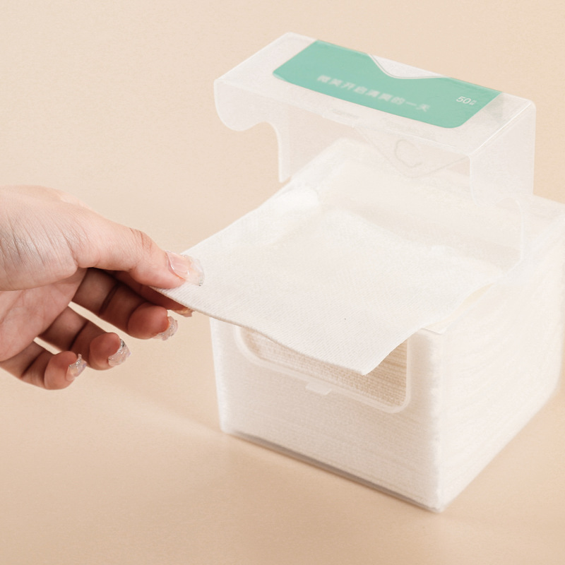 使い捨てフェイスタオル、厚手、美容院用洗顔タオル、乾湿両用、毛羽立ちにくいフェイスタオル