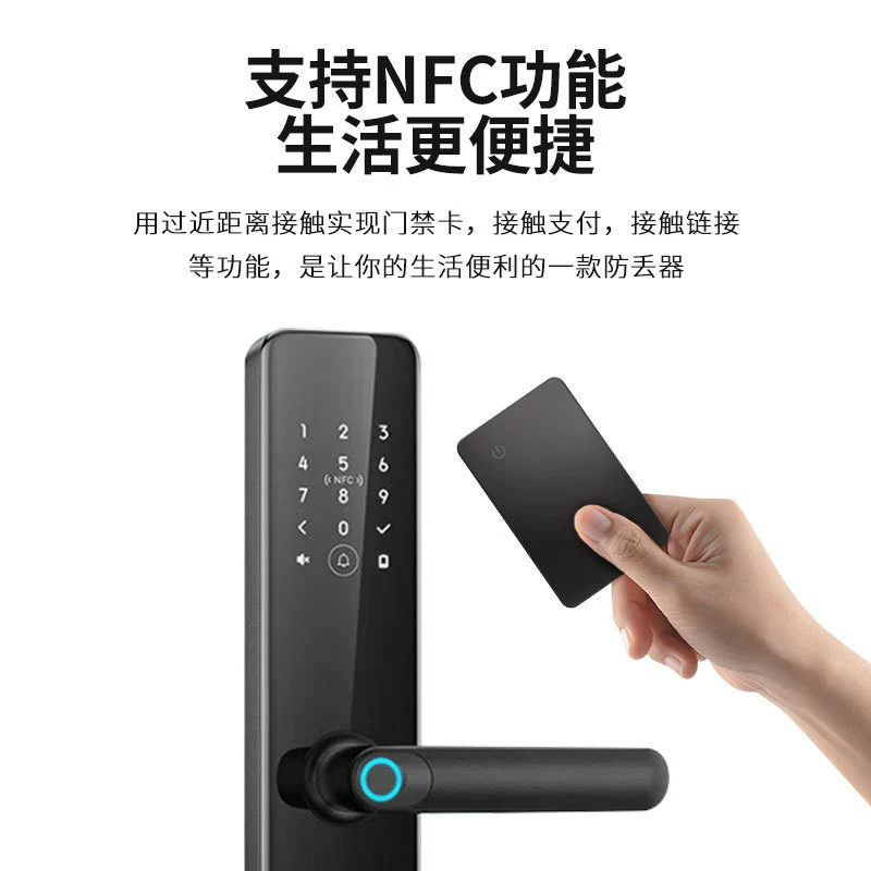 Устройство FindMy для поиска и защиты от потерь, металлическая стеклянная карта, умный локатор, альтернатива AirTag с NFC