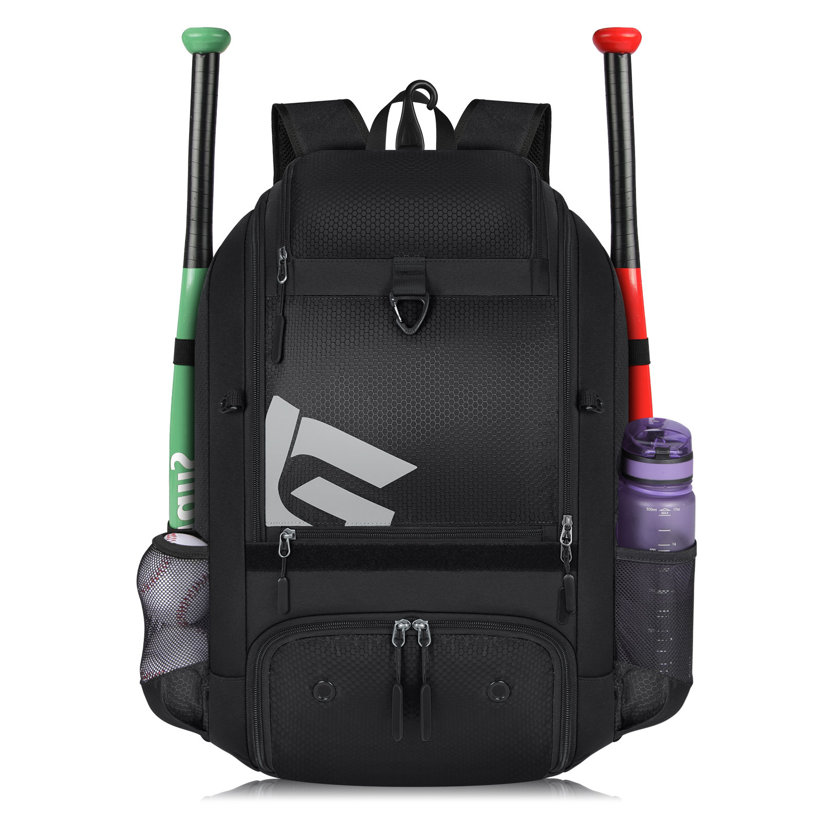 IGOLUMON bolso de béisbol impermeable de gran capacidad mochila deportiva para hombre con compartimento independiente para zapatos