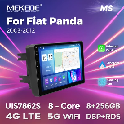 Suitable for Fiat Panda 2003-2012, Smart Android Car Central Control Navigation System