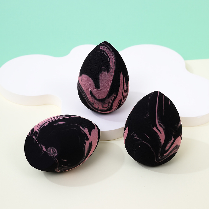 Fábrica de maquillaje de belleza de color mixto personalizado, soplo de polvo de huevo, esponja de maquillaje transfronterizo sin látex, cojín de aire, huevo de maquillaje, sin polvo al por mayor