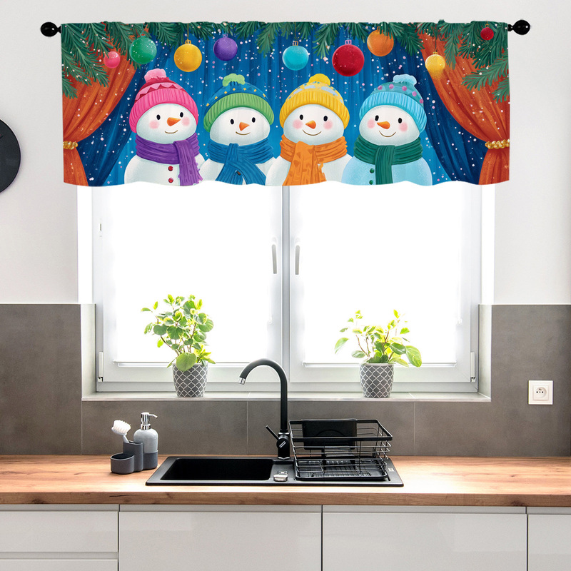 No-Drill Half Curtain Short Curtain Kitchen Half Curtain Bay Window Sheer Curtain Blackout Balcony Half Blackout Curtain Light-Transmitting Small Curtain No-Drill Half Curtain Short Curtain Kitchen Half Curtain Bay Window Sheer Curtain Blackout Balcony Half Blackout Curtain Light-Transmitting Small Curtain