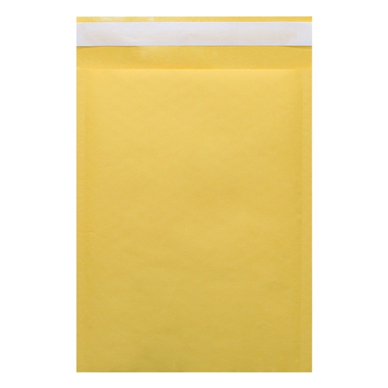 Material expreso del PE del bolso del embalaje del sobre del bolso de burbuja amarillo del sobre del papel de Kraft