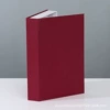 Burgundy open box single copy