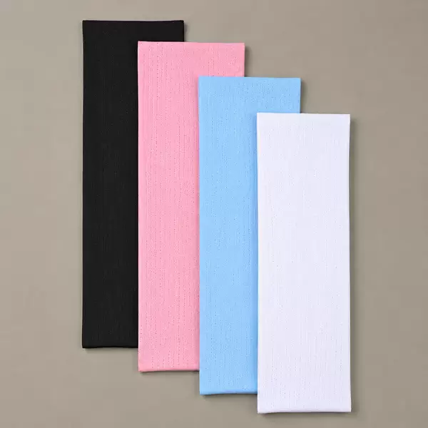 Double-layer ice silk headband with mesh for breathability, yoga headband for sports and fitness, sweat-absorbing headband