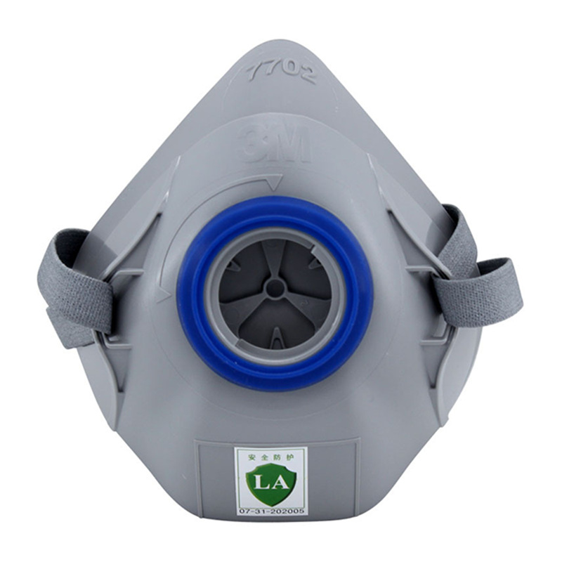 3M 7702 单滤盒半面罩 防油漆防尘有机气体工业粉尘批发面具