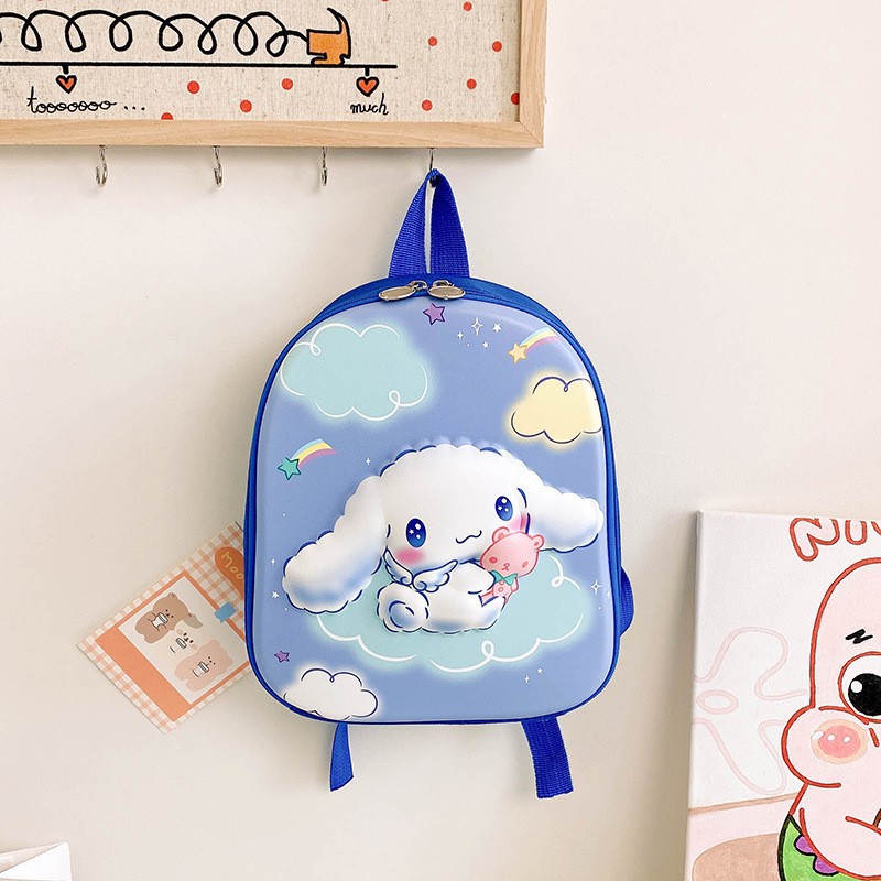 2023 nuevo 3D duro cáscara de los niños mochila de las niñas lindas pequeña mochila cómodo ligero niños mochila casual