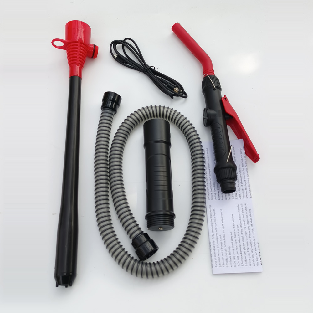Portable lithium battery electric oil pump, new upgraded model, cross-border self-driving hose oil transfer pump, oil suction device, for wine and beverages