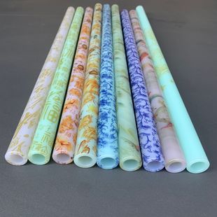Source factory direct supply pc transparent plastic tube pc imitation jade flute tube color pc tube pc packaging tube affordable
