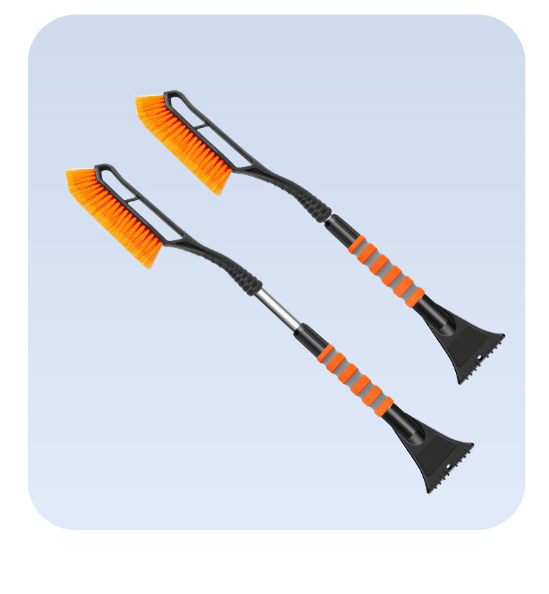 Car snow shovel retractable snow shovel winter snow cleaning brush portable multifunctional detachable car snow shovel