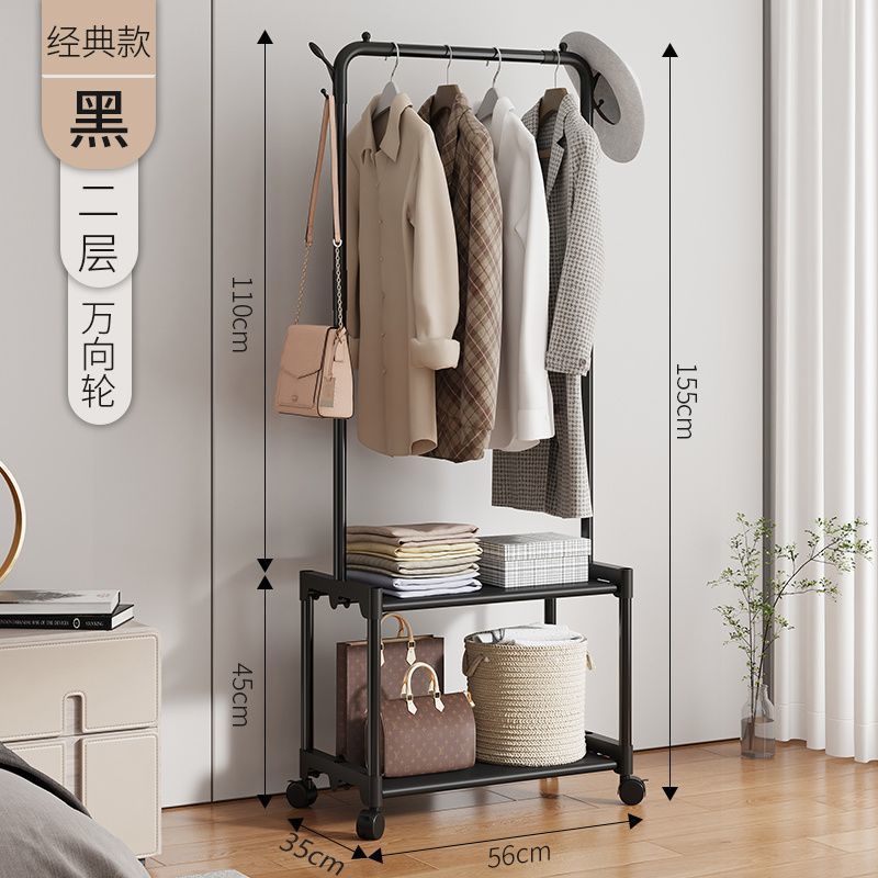 클래식 블랙 2단 60CM + 바퀴 포함 - 특가 할인