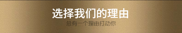 选择我们的理由