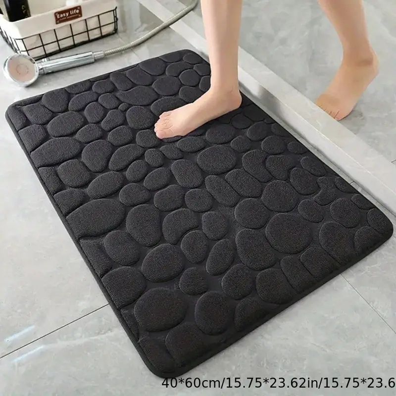 Transfronterizos venta caliente Amazon para alfombra de baño de coral alfombra de absorción de agua antideslizante alfombra de relieve puede ser un agente