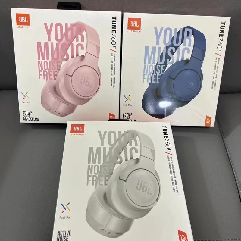 Suitable for Jbl760Nctune True Wireless Bluetooth Headset Head-Mounted Noise Reduction Engraved Logo Bluetooth 5.3