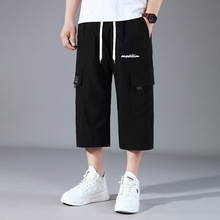 �羳���R�d TikTok Temu Men's Plus Size 3/4 Pants, Summer Thi