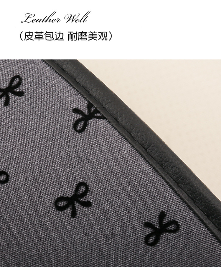 Car Seat Cushion, Universal for All Seasons, Half-Pack Seat Cover, Bow, Small Fragrance Goddess Style, Rear Three-Piece Car Seat Cushion