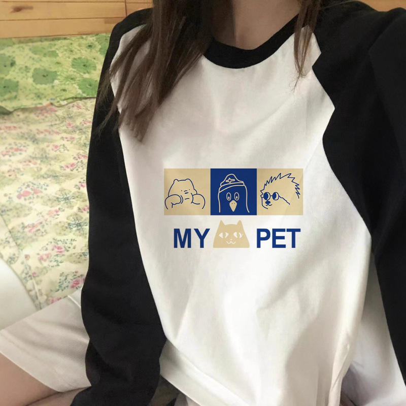 Pure Cotton Long-Sleeved T-Shirt for Women 2025 New Spring, Autumn and Winter Inner Layering Shirt Cool and Sassy Women's High-End Tops