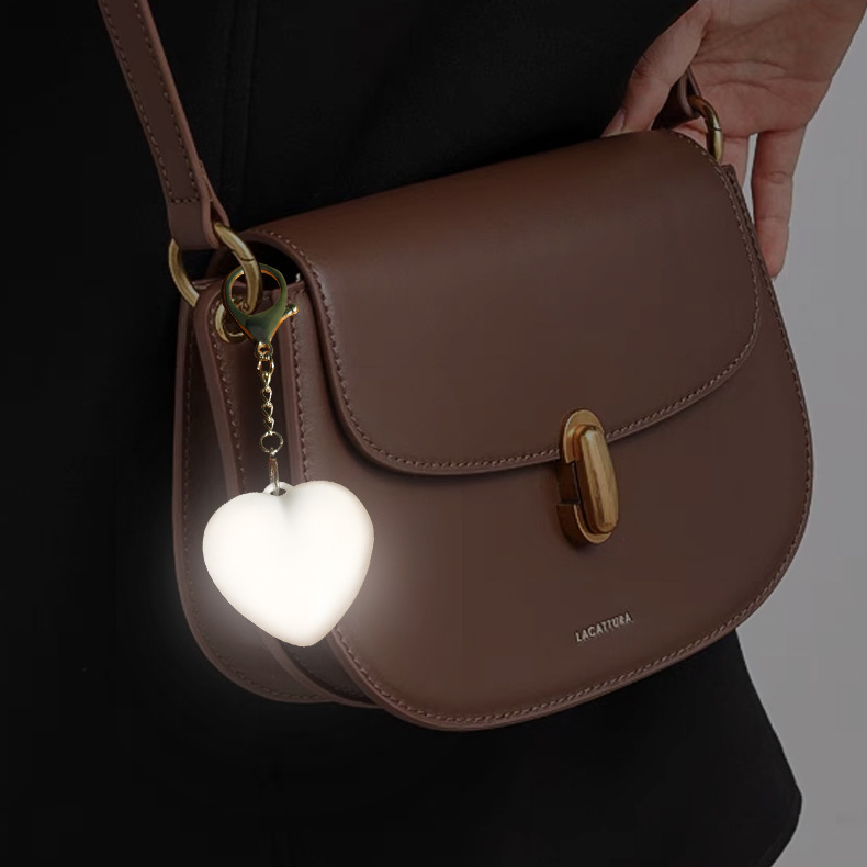 Keychain bag lamp touch induction creative multi-functional compact portable LED eye protection USD charging