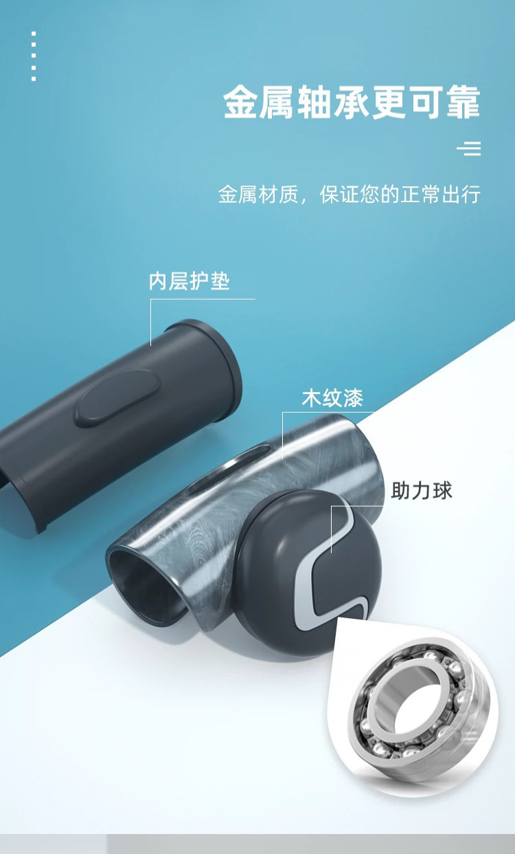 Multifunctional One-Hand Turning Black Labor-Saving Ball Booster Auxiliary Steering Device Korean Car Steering Wheel Power Ball
