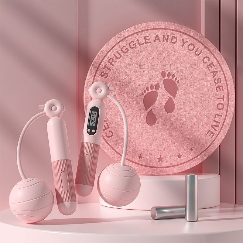 Cuenta cuerda de salto de gravedad bola cuerda de salto de cuerda sin cuerda no estudiantes examen de grasa especial almohadilla acústica fábrica comercio al por mayor