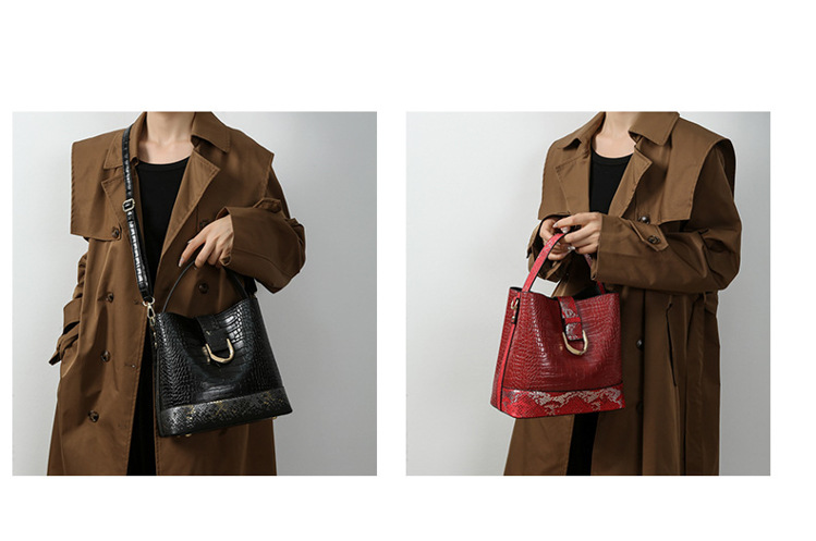 Women's Shoulder Bag And Crossbody Bucket Bag Set For Women_voghion.com