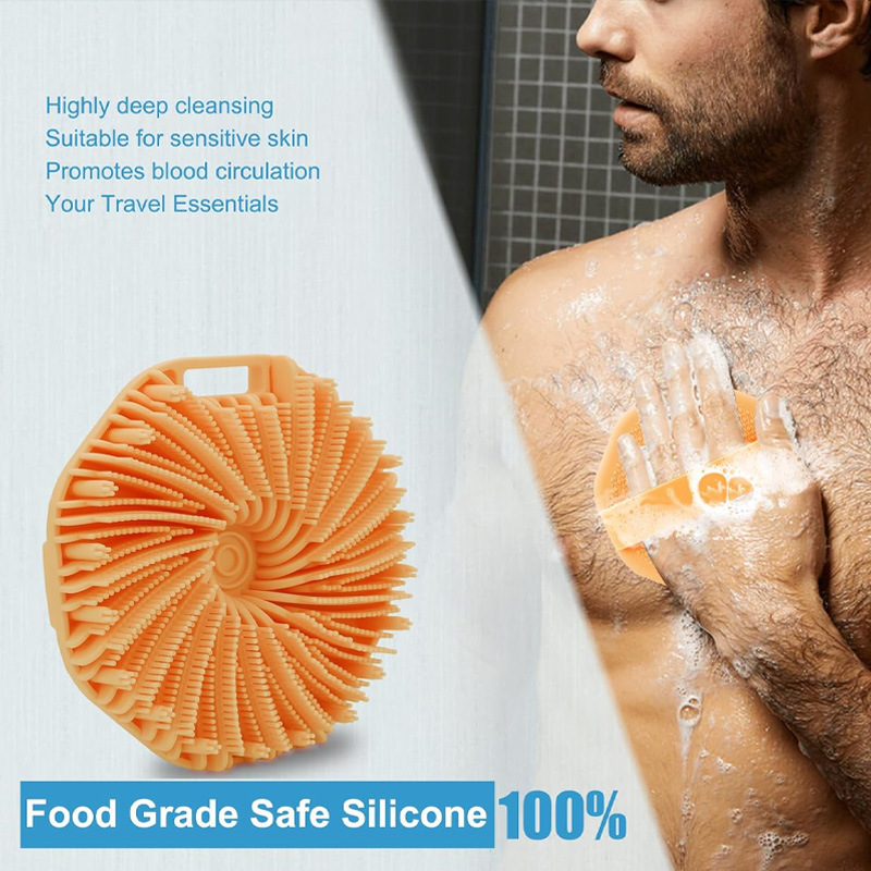 Silicone body washer 硅胶旋风洗头刷 亚马逊跨境爆品 硅胶厂家|undefined