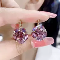 Малые серьги, французский стиль