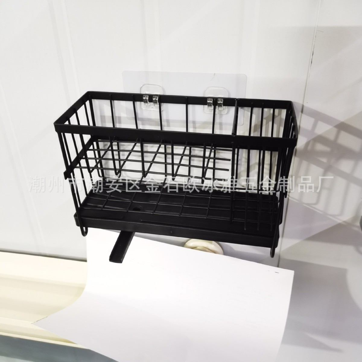 Estante de trapo Estante de cocina Fregadero Cesta de drenaje Subencimera Esponja multifuncional Estante de almacenamiento de detergente al por mayor