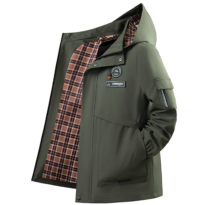 (Cross-Border Special Edition) 2026 Spring New Fashion Casual Men's Jacket with Dual Size Options (Asian and European Sizes), Detachable (Cross-Border Special Edition) 2026 Spring New Fashion Casual Men's Jacket with Dual Size Options (Asian and European Sizes), Detachable