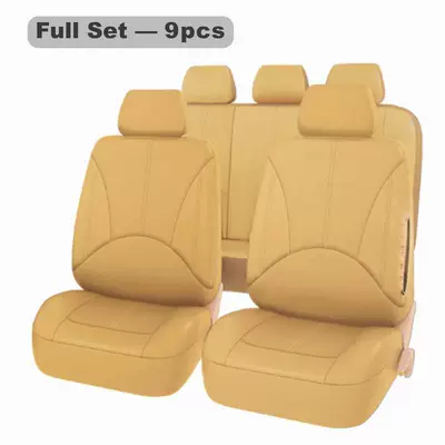 Amazon Hot Sale, Seat cushion, seat cover - beige-9-piece-set
