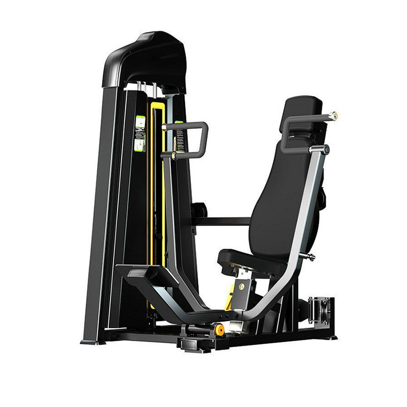 entrenador de empuje de pecho sentado gimnasio comercial equipo de enseñanza privada conjunto completo de pecho y hombro equipo de entrenamiento de fuerza integral
