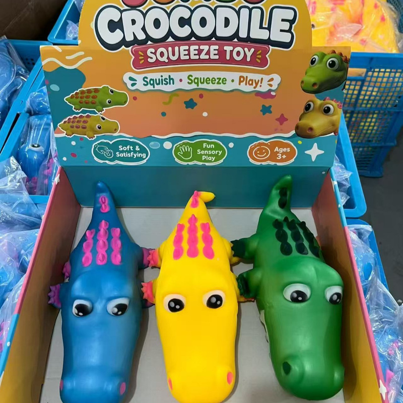 Large Squishy Toys: Crocodile, Pineapple Bear, Big Shark, Halloween Pumpkin, M&M Candy, Starbucks Milk Tea Cup, Slow Rebound Large Squishy Toys: Crocodile, Pineapple Bear, Big Shark, Halloween Pumpkin, M&M Candy, Starbucks Milk Tea Cup, Slow Rebound